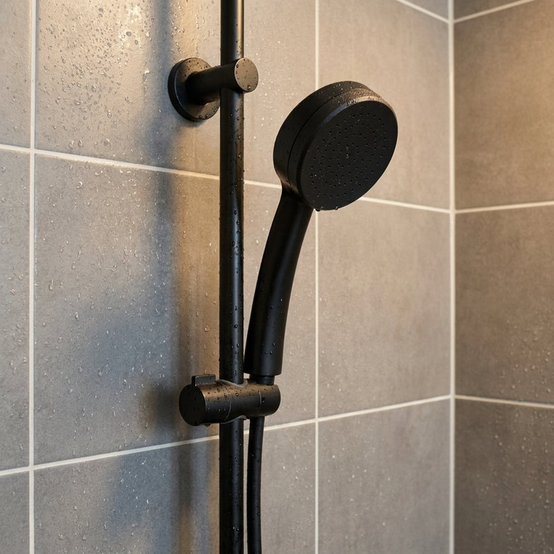 Full/Standard Handheld Shower Head, Matte Black