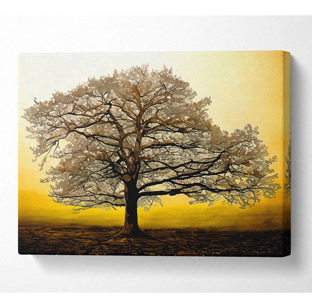 Beautiful Dusk Tree - Kunstdrucke auf Leinwand