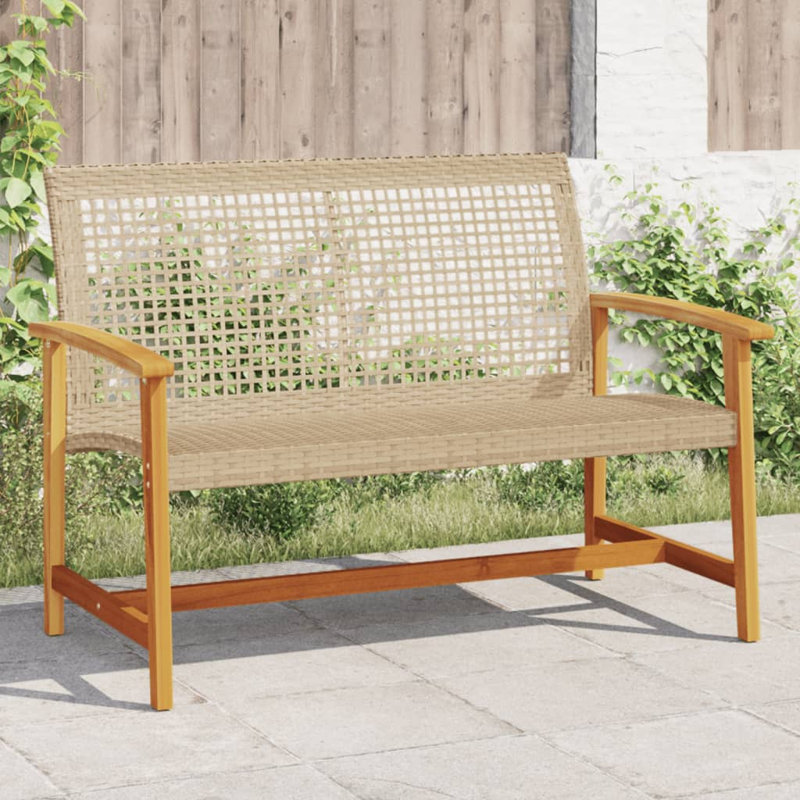 Orfalinda Outdoor Bench, Beige