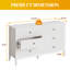 Commode 6 tiroirs Modern White