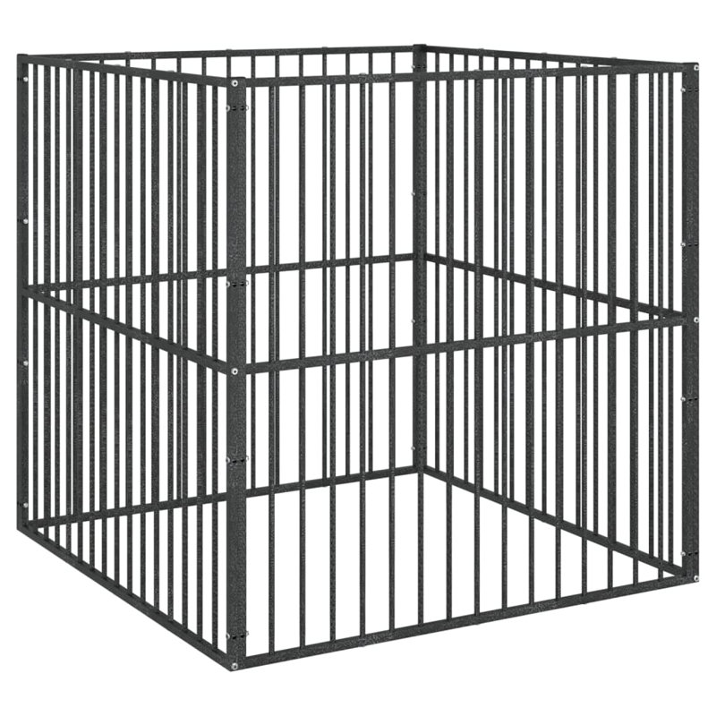Vici 100cm H Galvanised Steel Exercise Pen