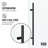 Elan E-class 48" W x 36" D x 82" H Sliding Frameless Shower Enclosure with 3/8" Clear Glass&Base-2027191866-2027191864