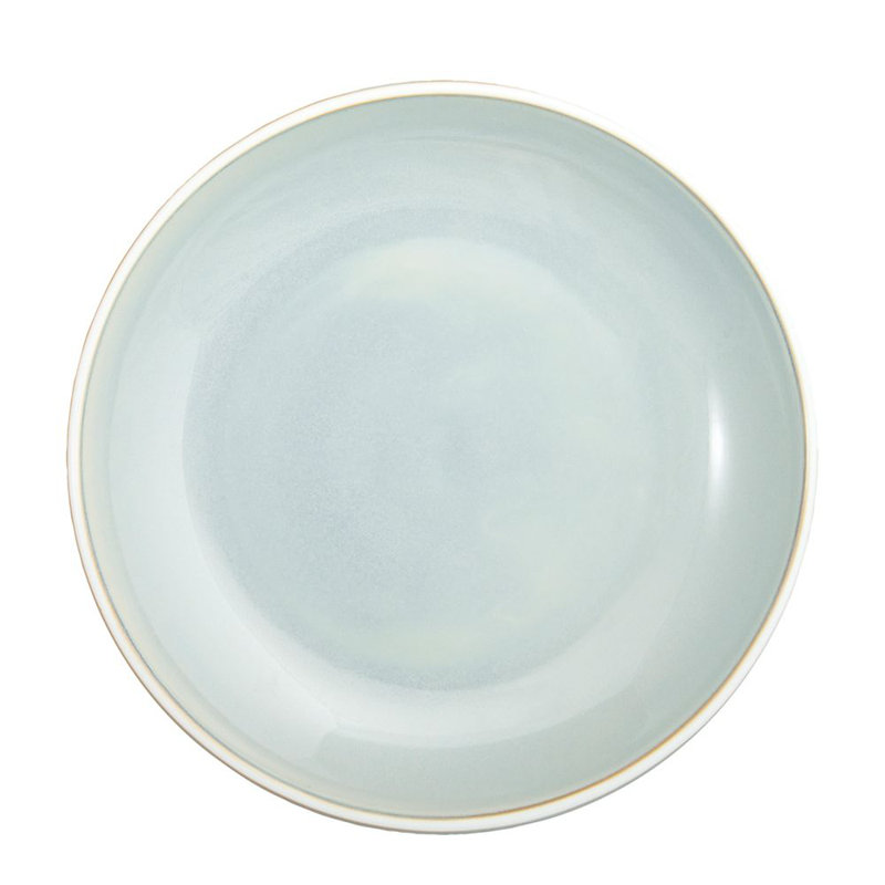 Assiette creuse grise Studio 10, 10 5/8 po By Oneida (porcelaine)