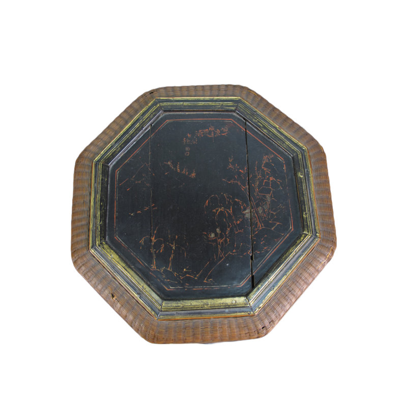 Asian Classic Bamboo Basket Decorative Box