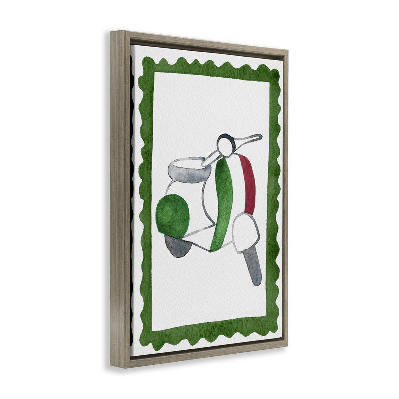 Cadre flottant pour scooter italien, Camila Juncos, Cadre flottant orme Montalcino, H 25 po x l 17 po