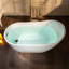Baignoire de trempage autoportante en acrylique 54 "x 28" avec drain réversible-74466802
