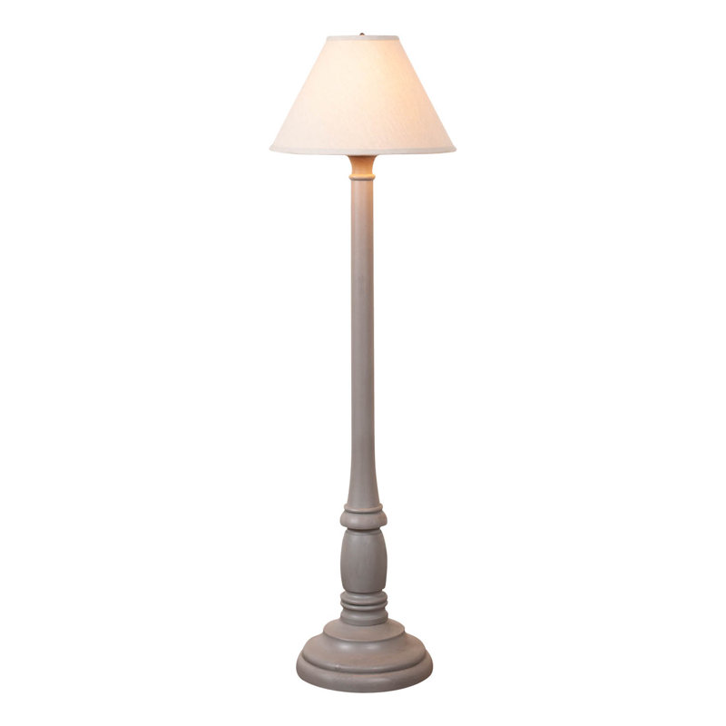 Lampe sur pied traditionnelle 59 po Randalle, gris