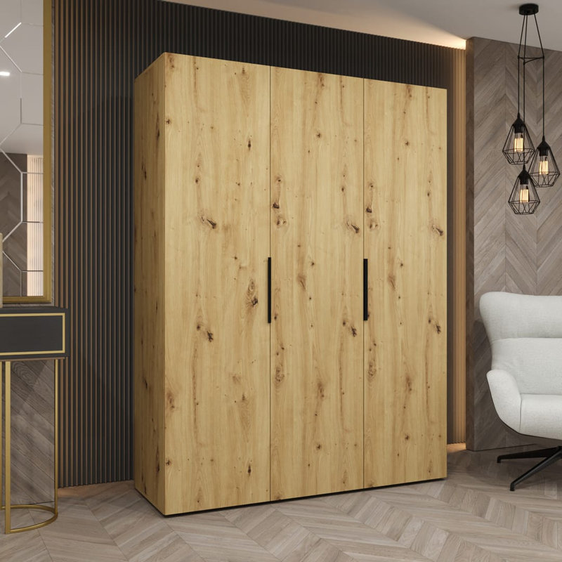 Manufactured Wood Wardrobe, Oak