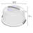 Cake Carrier Storage Container With Lid & Locking Handles For 12 Inch Layer Cake White Dome For Transporting Cakes & Desserts