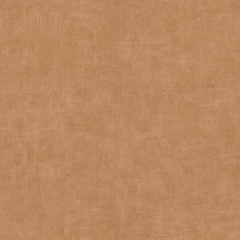 Orom II Collection Patinated Plain Wallpaper Roll, Terracotta Red