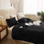 Ultra Soft 3-Piece Dyed Duvet Cover Set With Pillowcases-115637589-115637591