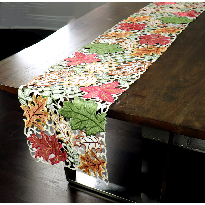 Delmonica Floral Thanksgiving Table Runner, 90" x 16"