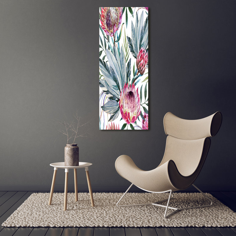 Protea - Wrapped Canvas Print
