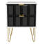 Fully Assembled Alkim Manufactured Wood Bedside Table-75768269
