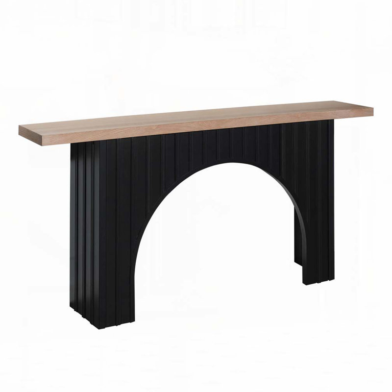 Console Table with Black Arch Base