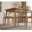 Chaise de salle à manger rembourrée avec assise en similicuir, chaise de cuisine avec structure en bois massif, chaise d'appoint moderne à dossier incurvé-937264905-937264909