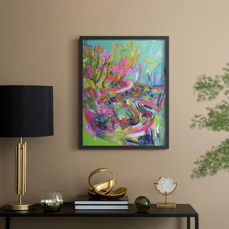 NAUTICAL Series XCV III, reproduction d'art encadrée - bois massif, Noir, H 15 po x l 12 po