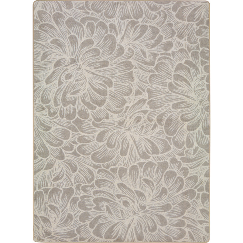 Tapis noisette First Take New Bloom, Rectangle 3 pi 10 po x 5 pi 4 po