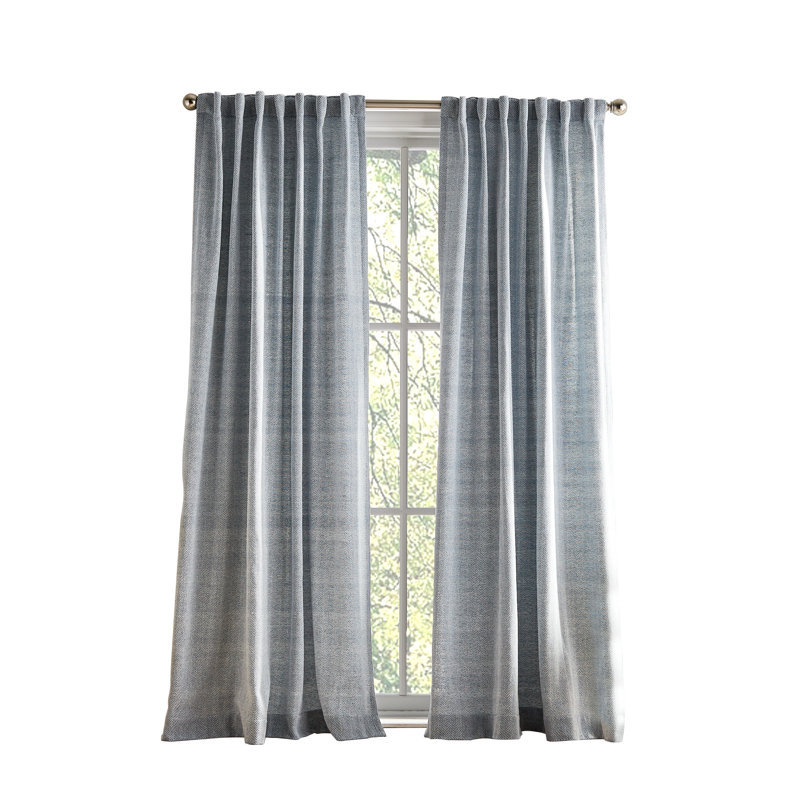 Paire de rideaux Peri Home (ensemble de 2), Bleu, l 50 po x L 96 po