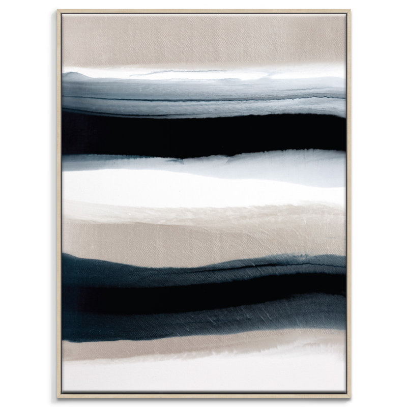 Discover 7 by Chalie MacRae - Painting on Canvas, 51cm H x 41cm W, Timber Floater Framed