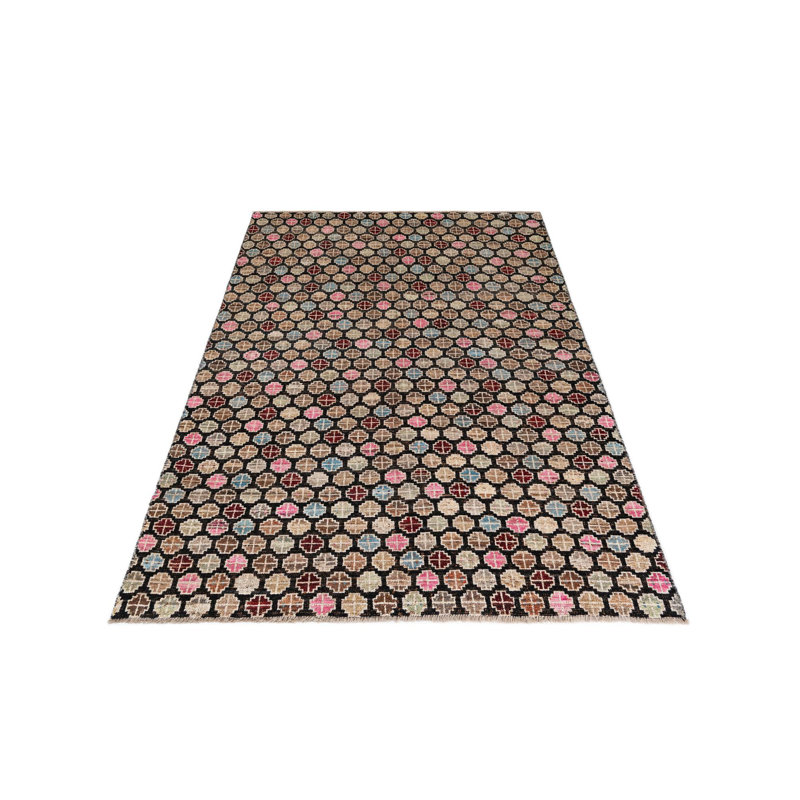 Tapis noir Indira
