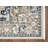 Oriental Machine Made Polypropylene Area Rug in Beige/Blue/Gray-1460552645
