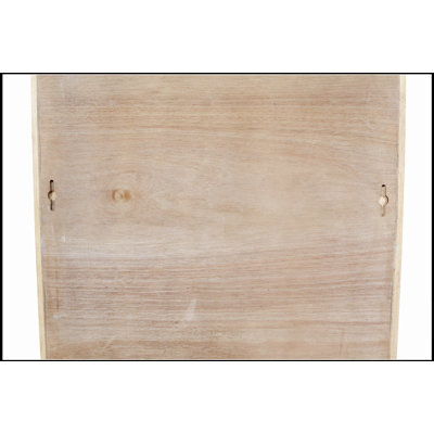 Miroir fonctionnel de 29,72 po x 19,69 po avec armoire, armoire de salle de bain à cadre en bois avec tablettes réglables et rangement