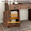 Bureau double caisson pour bureau avec rangement 76 po-1976587886