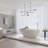 67" Freestanding Solid Surface Bathtub