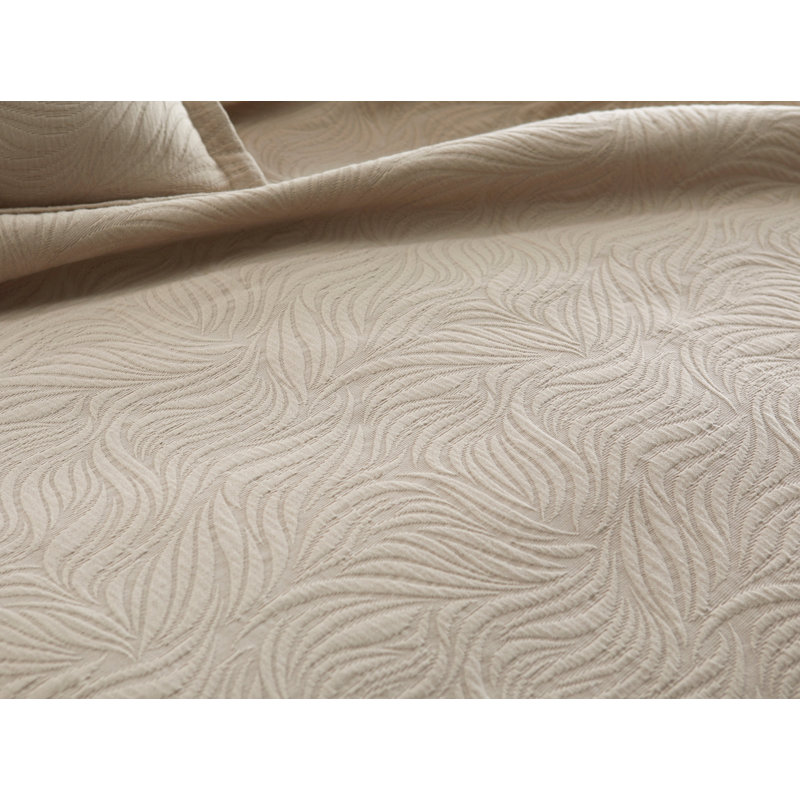 Caribbean Matelassé Coverlet Cotton, Natural, King Coverlet