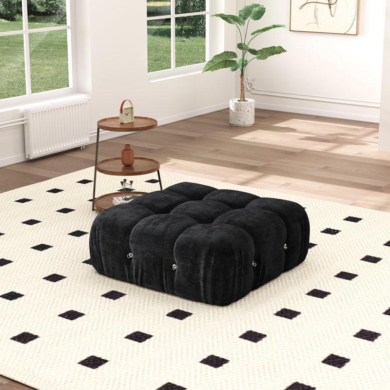 Canapé et canapé modulaire Regana Boneless, Noir