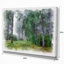 «Green Forest Watercolor Dessin», impression sur toile tendue-19239902