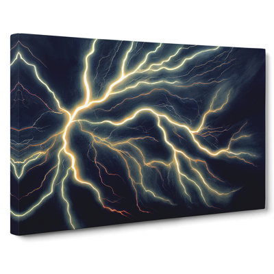 Pretty Lightning Bolt - Wrapped Canvas