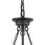 Madelyn 12-in Black Pendant with Opal Glass-292391034