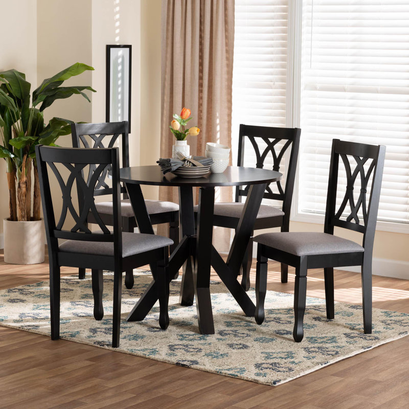 4 - Person Dining Set, Gray