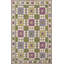 Geometric Area Rug in Gray/Green