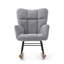 Fauteuil berçant rembourré confortable avec haut dossier et siège rembourré Teddy pour le salon et la chambre à coucher-1130931404