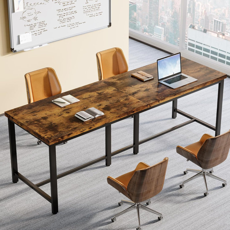 Metal Base Computer Desk