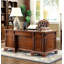 Bureau de direction pratique en bois de frêne avec rangement spacieux et 5 tiroirs-1192841576