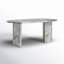 Arian 72'' Oval Marble Dining Table-98537493