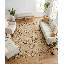 Mehndi Hand Braided Geometric Area Rug in Beige-1710240492