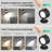 LED Wall Light Rechargeable Battery Operated With Remote, Magnetic Rotation,2 Pcs-224857812