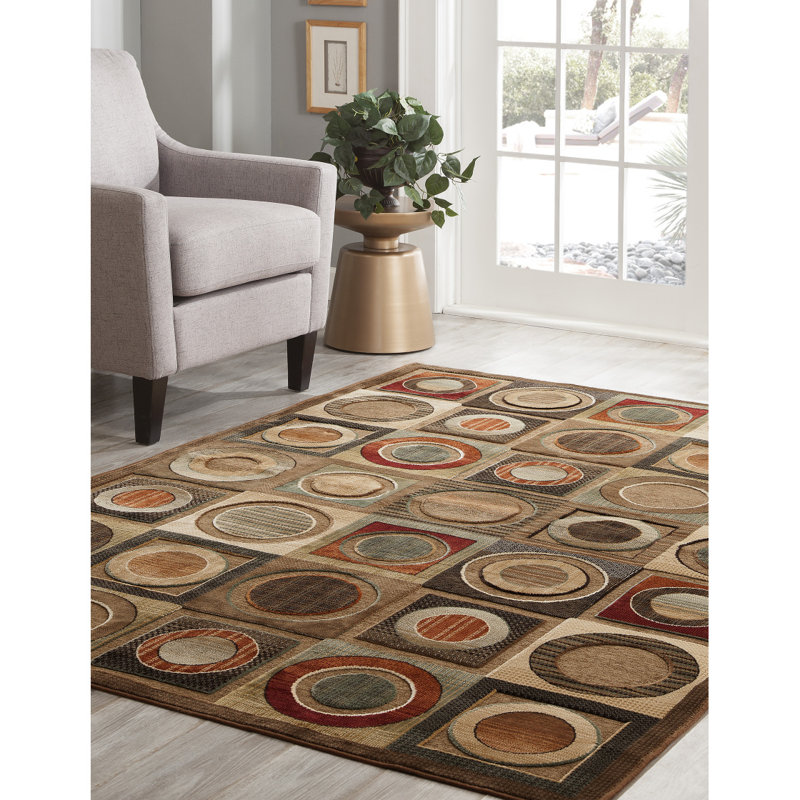 Tapis noir / ivoire Leyden 5X8