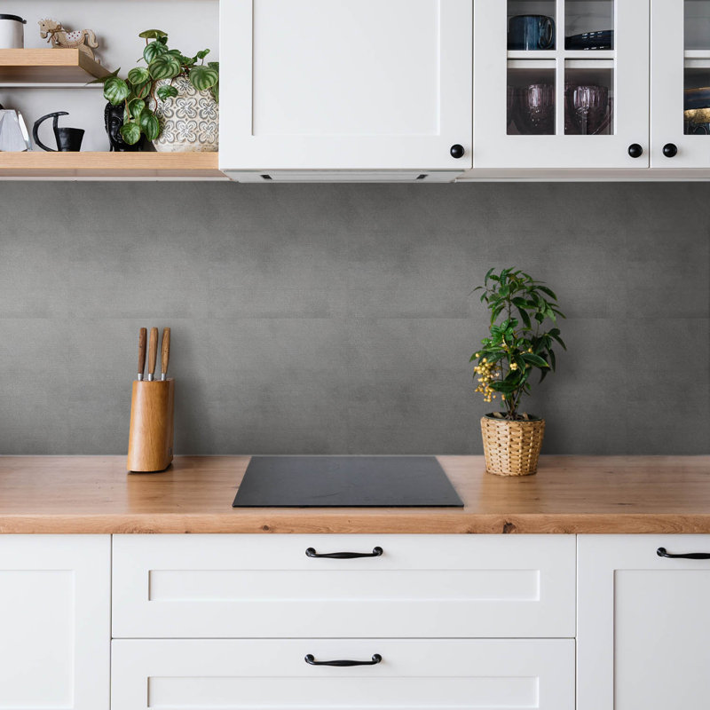 Alanson 30 x 30 cm PVC Tile in Gray