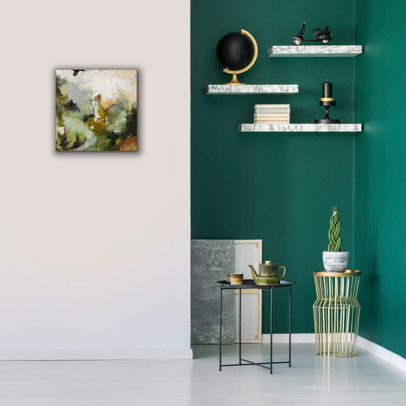 «Evergreen 1» par Design Fabrikken, art mural sur toile, H 18 po x l 18 po
