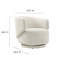 Chaise pivotante en tissu Celestia par Modway-88314077
