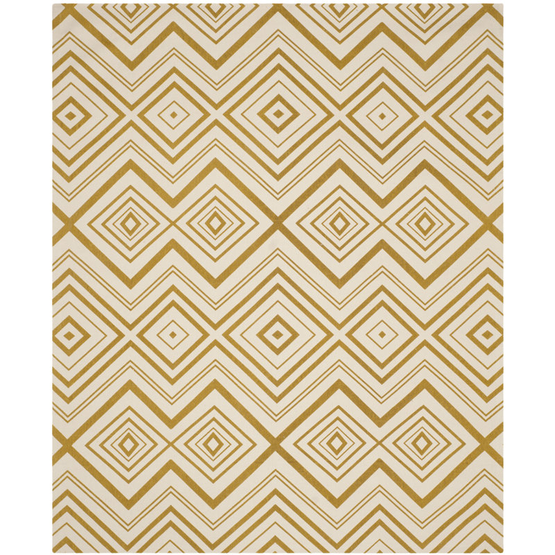 Sonny Cedar Brook Hand Loomed Cotton Geometric Rug, Rectangle 5' x 8'