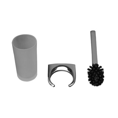 Guilherme Wall Mounted Toilet Brush and Holder