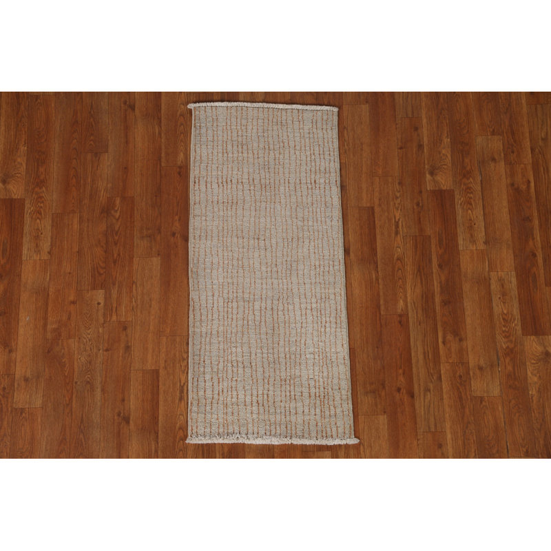 Tapis oriental rayé Gabbeh Kashkoli 2x3