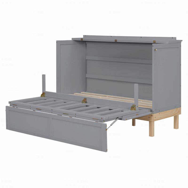 Grand lit escamotable, Gris